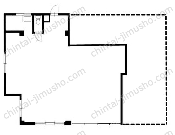 志村小林セブンデメゾン1Fの間取図