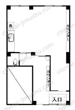 （仮称）徳丸4丁目貸店舗1Fの間取図