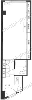 ニューステイトメナー12Fの間取図