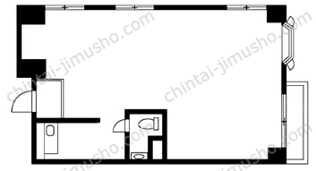 明治通りビル4Fの間取図