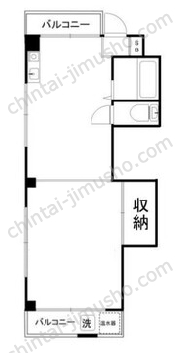 ランドヒル大塚4Fの間取図