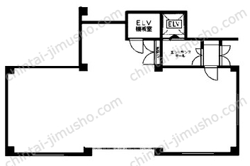 ツムラ横川ビル1Fの間取図