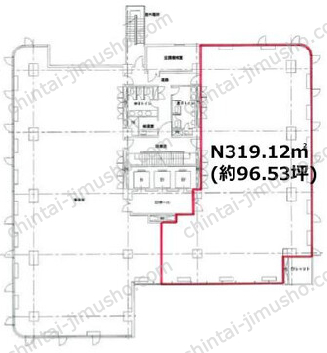 新永ビル2Fの間取図