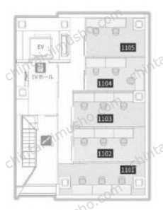 日比谷頴川ビル／ビジョンワークス有楽町11Fの間取図