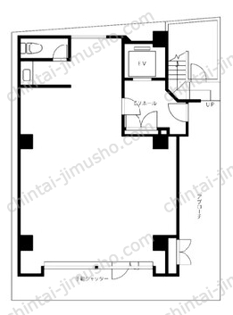 後藤ビル1Fの間取図