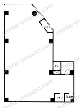 エスアンドティー第二ビル5Fの間取図