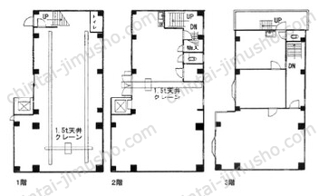 立山ビル一棟貸の間取図