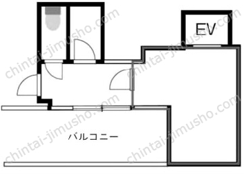 藤山恒産第一ビル5Fの間取図