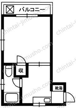 勝田マンション2Fの間取図