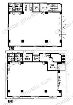 坂本ビル一括貸の間取図