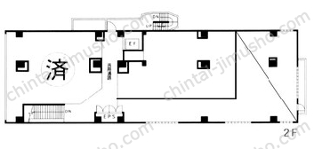 THREEGATE BLDG2Fの間取図