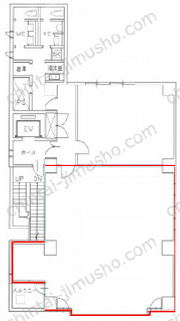 JTB川崎共同ビル2Fの間取図