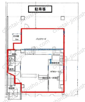 信和ビル1Fの間取図