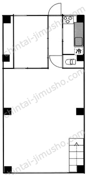 大勝ビル第21Fの間取図