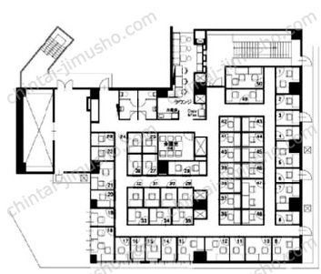 協和ビル（シャンボール門前仲町）／ハローオフィス門前仲町2Fの間取図