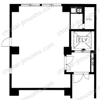 ダイヤビル1Fの間取図