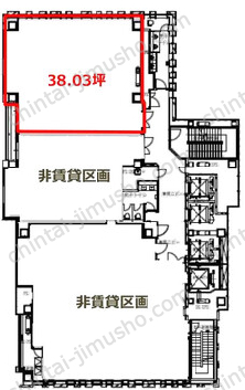 こゆるぎビル8Fの間取図