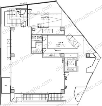 （仮）AND THIRD BLDG1Fの間取図