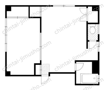 小倉屋ビル5Fの間取図