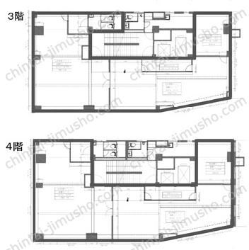 good office品川一括貸の間取図