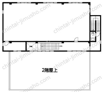 （仮称）西竹の塚2丁目貸店舗事務所3Fの間取図