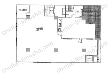 信井ビル別館1Fの間取図