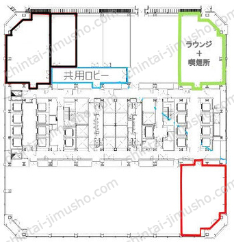 晴海アイランドトリトンスクエアオフィスタワーX5Fの間取図