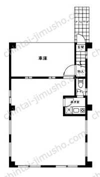 SKビル1Fの間取図