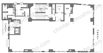 湯島三組坂ビル6Fの間取図