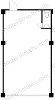 星マンション1Fの間取図