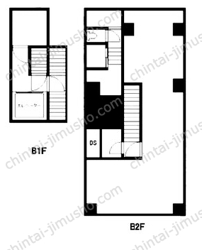 JLBグランエクリュ銀座一括貸の間取図