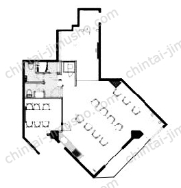 I.W.Place Aobadai1Fの間取図