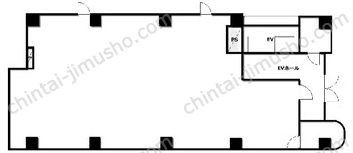 TC第42長者町ビル1Fの間取図