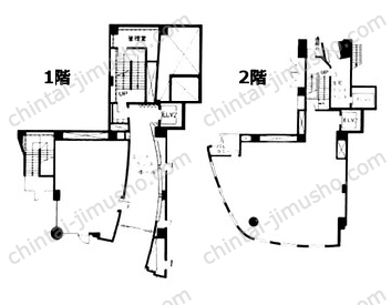 South Tower／サウスタワー一括貸の間取図