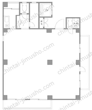 エビスKATOHビル7Fの間取図