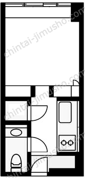 たつむら青山マンション13Fの間取図