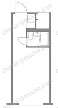 東中野アパートメンツ7Fの間取図