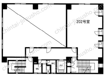 第5平沼ビル2Fの間取図