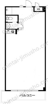 カーサ三田2Fの間取図