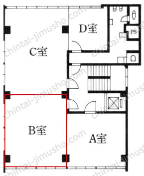 土屋ビル3Fの間取図