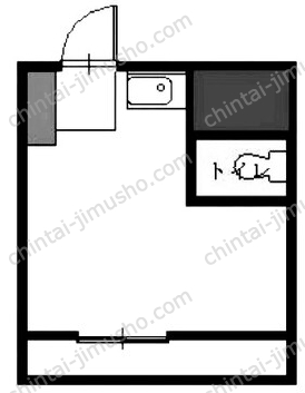 西新宿ダイヤモンドパレス14Fの間取図