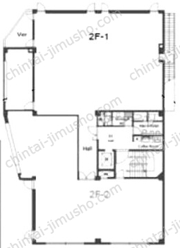 West Tachikawa Ebisu Bldg2Fの間取図