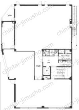 West Tachikawa Ebisu Bldg2Fの間取図