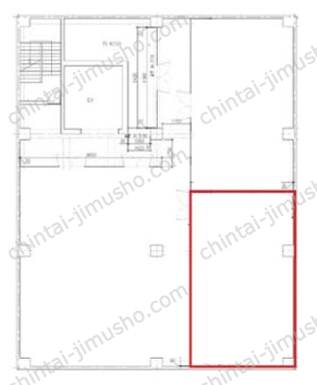 品川TS号倉庫4Fの間取図