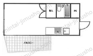 カリフォルニアリバー3Fの間取図