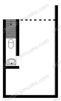 （仮称）赤塚４丁目貸店舗・事務所・倉庫1Fの間取図