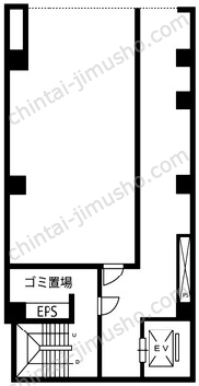 新橋ベスト1Fの間取図