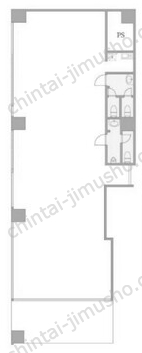 タキゲンビル1Fの間取図