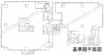 シモジンパークビル5Fの間取図