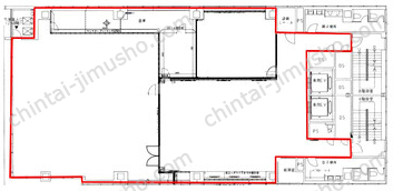 新横浜SHビル3Fの間取図